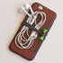 GREEN & BLACK "Tree Frog" Bongo Ties, 10 Pack "Style-D", Professional Cable Ties Made of Natural Rubber and Bamboo