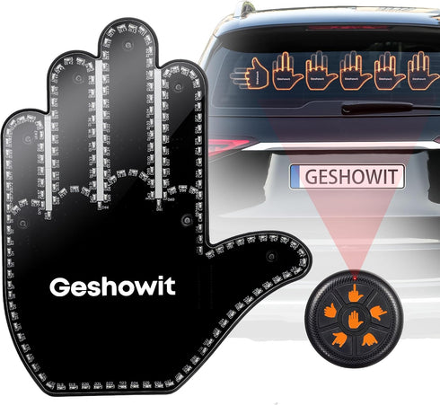 Car Accessories for Men - Car Finger Light with 6 Gestures Remote