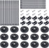 Magnetic Cable Zip Tie Mounts, 15 Pcs Heavy Duty Magnet Wire Holder