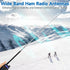 Eightwood 70-1000MHz 9-Section UV5R UV82 Wide Band Handheld Telescopic Antenna SMA Female Ham Radio Antennae