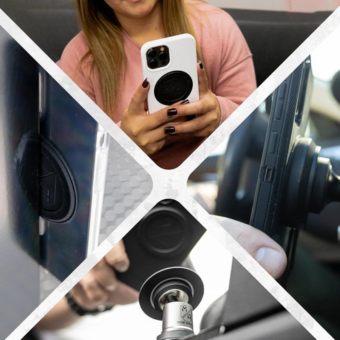 Mob Armor Magnet Flex Plate - Magnetic Phone Mount for iPhone, Android, iPad, Wireless Charging - 2mm Thick Metal Plate