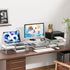 2 5.12 Inches Egchi Clear Acrylic Monitor Stand Riser Tier, High Clear Computer Desk Organizer Shelf for Multi Media PC