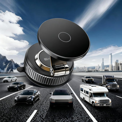 YLBV 2026 360 16 15 14 13 12 Magnetic Phone Holder for Car Heavy Duty Model Adjustable Vacuum Suction Car Magsafe Phone