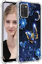 Samsung Galaxy A03S/A02S Case, PU Soft Rubber, Reinforced Anti-Fall Cover, Butterfly Design