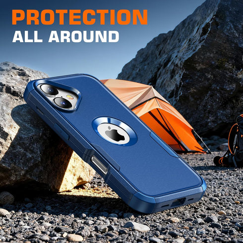 Gugfly 17 2X 17 6.3'', Compatible with iPhone Case: Screen Protector, Anti-Drop, Shockproof, Heavy Duty Protective