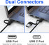 Yeemie Pro 7 2 Duo/M2/IC/PIV USB C/A Smart Card Reader and Memory Card Adapter in CAC Reader- Military CAC, SIM
