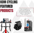 KOM Cycling Edge Universal Phone Adapter - Attach Smartphone to Any Bike Mount, Quarter Turn Adhesive Adapter