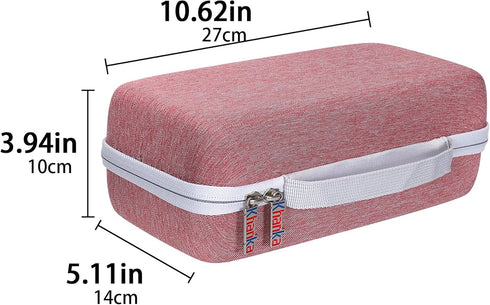 Khanka Hard Travel Case for Halo Bolt 58830/57720, Air 58830, ACDC Max 55500 mWh Power Kit, Case Only (Pink)