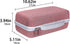 Khanka Hard Travel Case for Halo Bolt 58830/57720, Air 58830, ACDC Max 55500 mWh Power Kit, Case Only (Pink)