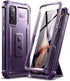 Dexnor Samsung Galaxy S20 FE Case, Built-in Screen Protector and Kickstand, Heavy Duty Military Grade Protection,
