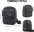 TULLIO Small Camera Bag, Lightweight Camera Sling Bag Waterproof DSLR/Mirrorless Crossbody Case with Rain Cover