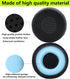 Skullcandy Grind Wireless Earphones Replacement Ear Pads - Black Porous Leather-Faced Repair Accessories