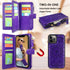 Harryshell Compatible with iPhone 12 Pro Max 6.7 Case Wallet, Detachable Magnetic Zipper Leather with Cash Pocket & 12