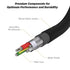Scosche Ci4B8SG-SP Strikeline Mfi Certified Premium Charge & Sync Braided Cable for Lightning and USB-C Devices