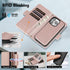 Antsturdy 2 1 12 6.1"/12 Compatible with Magsafe Magnetic in Detachable iPhone Pro Wallet Case with Credit Card Holder