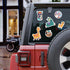 50 Pcs Funny Llama Stickers, Waterproof Decals Vinyl Cute Animal Alpaca Camel Theme Sticker Patches for Bottles,