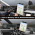 Aluminum Heavy Duty Tablet Mount for Car/Truck, 360 Adjustable 2-stage Tablet Stand Holder for Commercial Vehicle Dashboard Windshield, Compatible with iPad Pro/Air/Mini 4.7-12.9" Tablets Cellphones