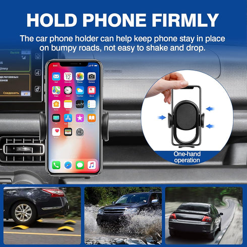 Autorder Car Phone Holder for 2019-2025 Suzuki Jimny, 360 Degree Rotation Phone Mount