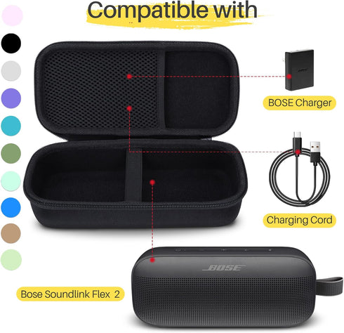 Hard Case for Bose SoundLink Flex 2nd Gen Portable Speaker, Stone Blue