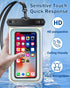 Floating Waterproof Phone Pouch - IPX8 Case for iPhone 15 14 13 Pro Max Galaxy S24 S23, with Adjustable Lanyard