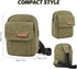 Small Camera Bag for Photographer, Waterproof Canvas Sling Bag Compatible with Nikon Sony for Men and Women