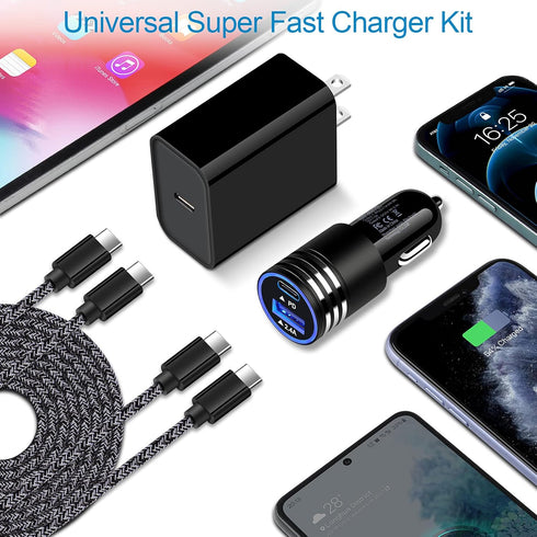 Super Fast Charger for Samsung Galaxy S24 S23 S22 S21 Ultra S20 FE Z Flip 5 Z Fold 5 A15 5G A25 A14 A04s A03s A13 A53