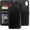 Bocasal Wallet Case for iPhone Xs Max with Card Holder, PU Leather, Magnetic Detachable Kickstand, Shockproof, Wrist