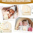 Baby Monthly Milestone Cards with Hello World Newborn Sign, Daisy Baby Milestone Signs Baby Monthly Milestone Wood