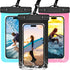 3 Pack IPX8 Waterproof Phone Pouch, Universal Dry Bag Phone Protector for iPhone 15 14 13 12 11 Pro Max Plus XS XR X 8