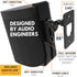 ONE, ONE Gen 2, ONE SL, Play:1 Wall Mount Bracket, Black, Compatible with Sonos ONE Series