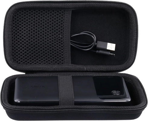 khanka Hard Travel Case for Anker Power Bank, 20,000mAh Portable Charger, Case Only (Black)