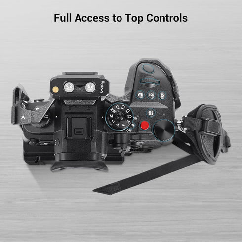 SMALLRIG Camera Cage Wrist Strap, Quick Adjustable Hand Strap for Camera Handle and L Bracket - 3848