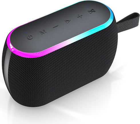 ZICOROOP Bluetooth Speaker, 40W Portable Wireless with Stereo Bass, Bluetooth 5.3, IPX6 Waterproof