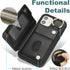 Visit the Store 12 12 for iPhone case Wallet with Card Holder for Women Men Shockproof Phone case iPhone pro