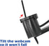 imluckies C920/ C920x/ C930e/ C922x/ C922 Webcam Cover for Logitech HD Pro Stream Webcam, Physical Anti-Peeping, Camera