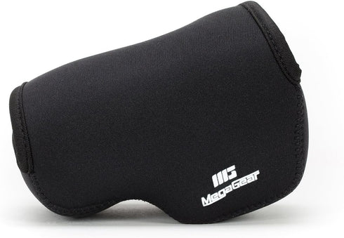MegaGear MG064 Ultra Light Neoprene Camera Case for Sony Alpha A6400, A6500, A6300, A6000 (16-50 mm) - Black (MG063)