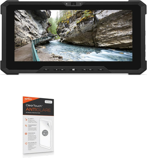 BoxWave Screen Protector Compatible with Dell Latitude 7212 Rugged Extreme Tablet - ClearTouch Anti-Glare (2-Pack),