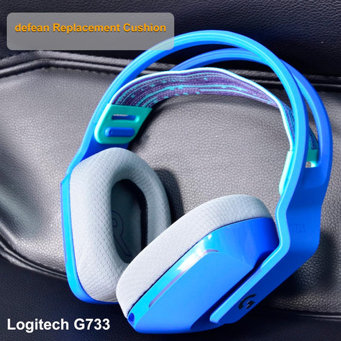 G733 Earpads - Replacement Ear Cushion Cover Compatible with Logitech G733 Lightspeed Wireless Gaming Headset
