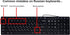 USB Keyboard with Russian English (Cyrillic) Letters, Full Size Slim Desktop Design.