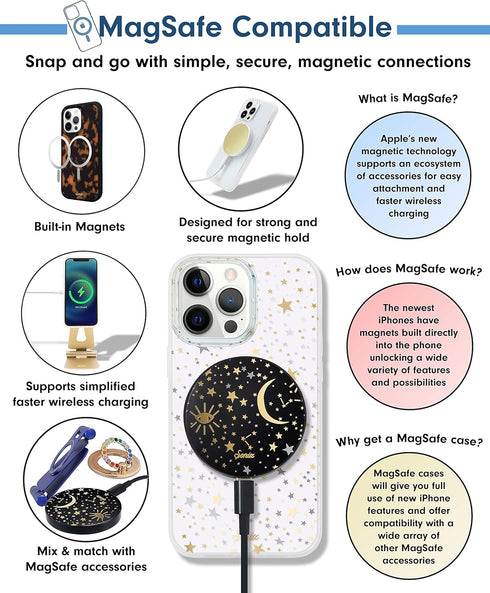 Sonix Phone Case for iPhone 13 Pro Max / 12 Pro Max | Compatible with MagSafe | 10ft Drop Tested - Starry Night