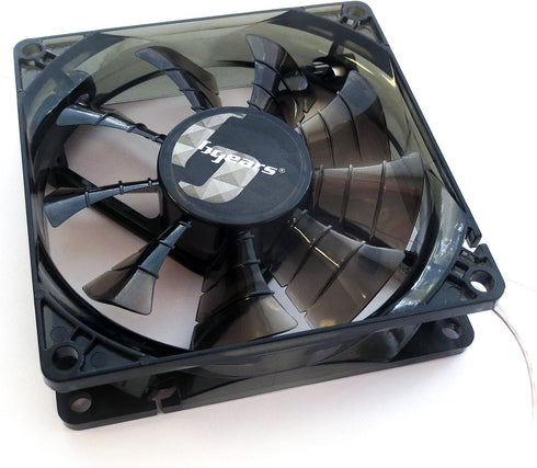 Bgears 90 mm High Speed High Performance Fan, Translucent Black (b-PWM 90 Black 2ball)