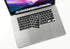 XSKN Italian Black Silicone Keyboard Cover Skin for 2019 New MacBook Pro 16 inch A2141 & 2020 New MacBook Pro 13.3 inch