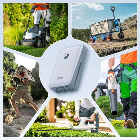 LiTHELi 2.0Ah 45W U20 Portable Charger Lithium Batteries Max Power Bank, Suit for All Power Tools and Outdoor Power
