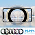 Compatible with iPhone 14 Pro / 14 Pro Max Camera Lens Protector, Anti-Scratch Lens Cover 9H Tempered Glass Metal Camera Screen Protector Shockproof Camera Ring - 3 Pcs Black