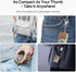 Dienspeak 1080P 12MP 32GB Mini Retro Camera with Video, Photos, Keychain Digital Camera, Ultra-Compact Tiny Camera