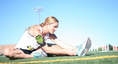 BONE Run Tie, Running Cell Phone Holder, Skin-Friendly Washable Silicone Sport Armband for Most Smartphones
