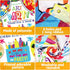 Art Paint Party Decorations, Artist Theme Birthday Banner Supplies for Wall Photography Background