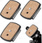 Josojoou 3PCS Universal 43x43mm Tripod Quick Release Plate, Wood Camera Tripod Mount Adapter