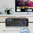 Pyle Wireless Bluetooth Stereo Power Amplifier, 200W 2 Channel Audio Receiver with RCA, USB, SD, MIC IN, FM Radio for