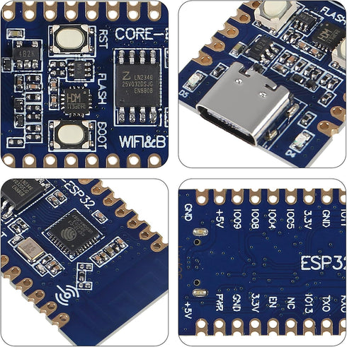 3 PCS ESP32-C3 ESP32 USB C Development Boards with WiFi Bluetooth for Arduino Microcontrollers